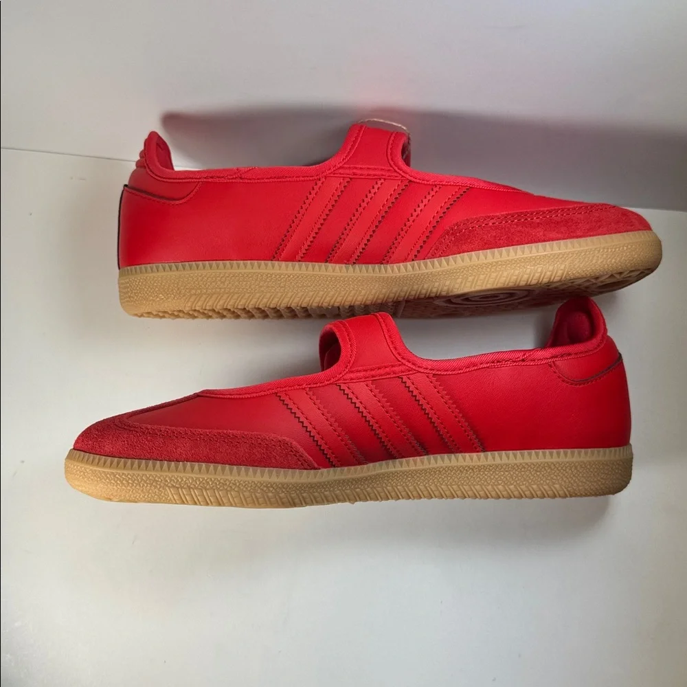 Adidas Samba Jane Red Gum Women’s Size 7.5 Mary Jane Sneakers - Picture 7 of 12